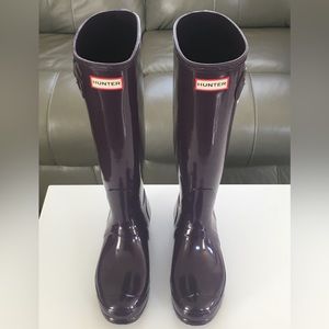Hunter Tall Boots Purple (Urchin) Size 9 - New In Box